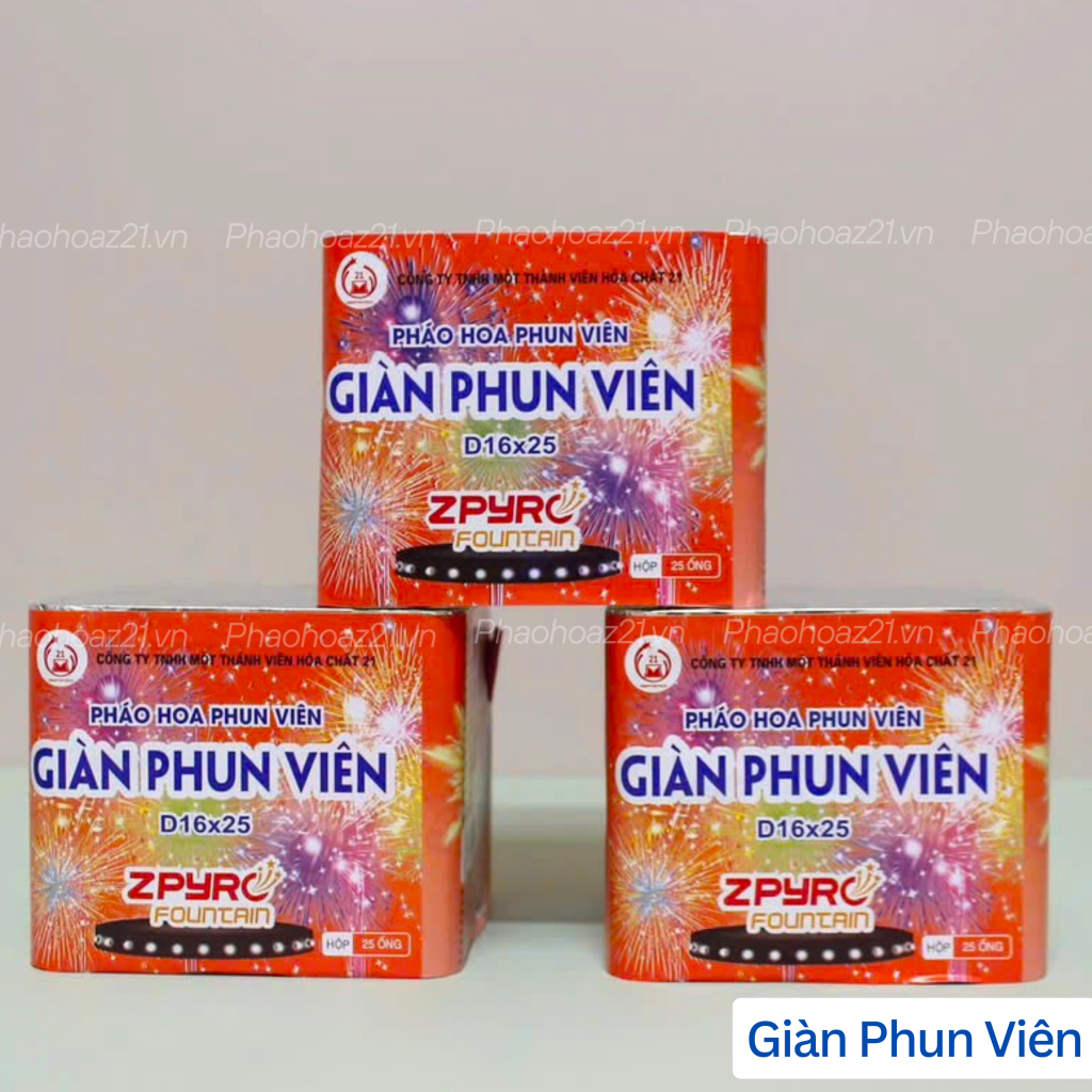 Pháo hoa Giàn phun viên 25v