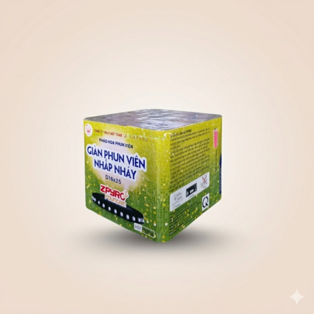 Giàn phun viên nhấp nháy Giàn phun viên nhấp nháy