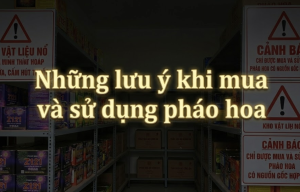 Những lưu ý khi mua và sử dụng pháo hoa