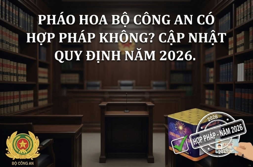 Pháo Hoa Bộ Công an có hợp pháp không?