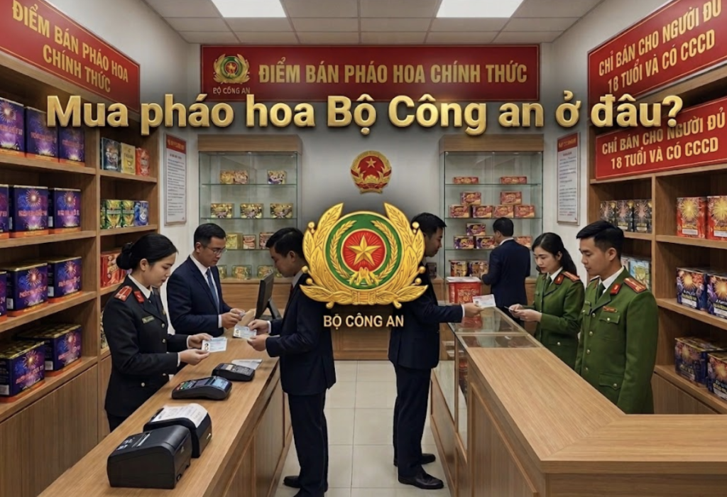 Mua pháo hoa Bộ công an ở đâu?