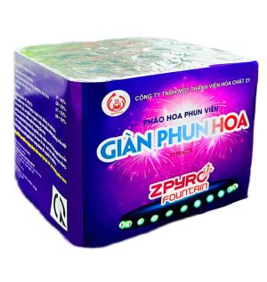 Giàn Phun Hoa Tím - Giàn 25 Ống - Pháo Hoa Bộ Quốc Phòng 2026