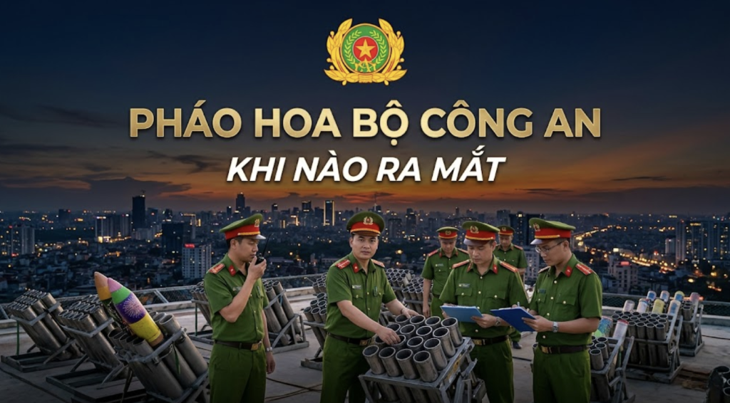 Khi nào pháo hoa Bộ Công an được ra mắt