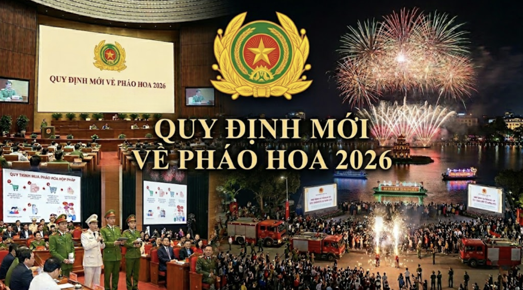 Quy định mới về pháo hoá 2026
